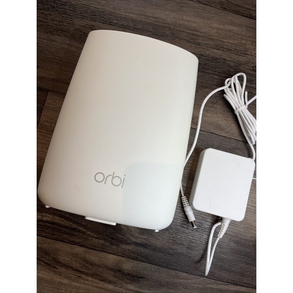 Orbi Netgear Router RBR50 White Satellite Home Mesh WiFi TriBand